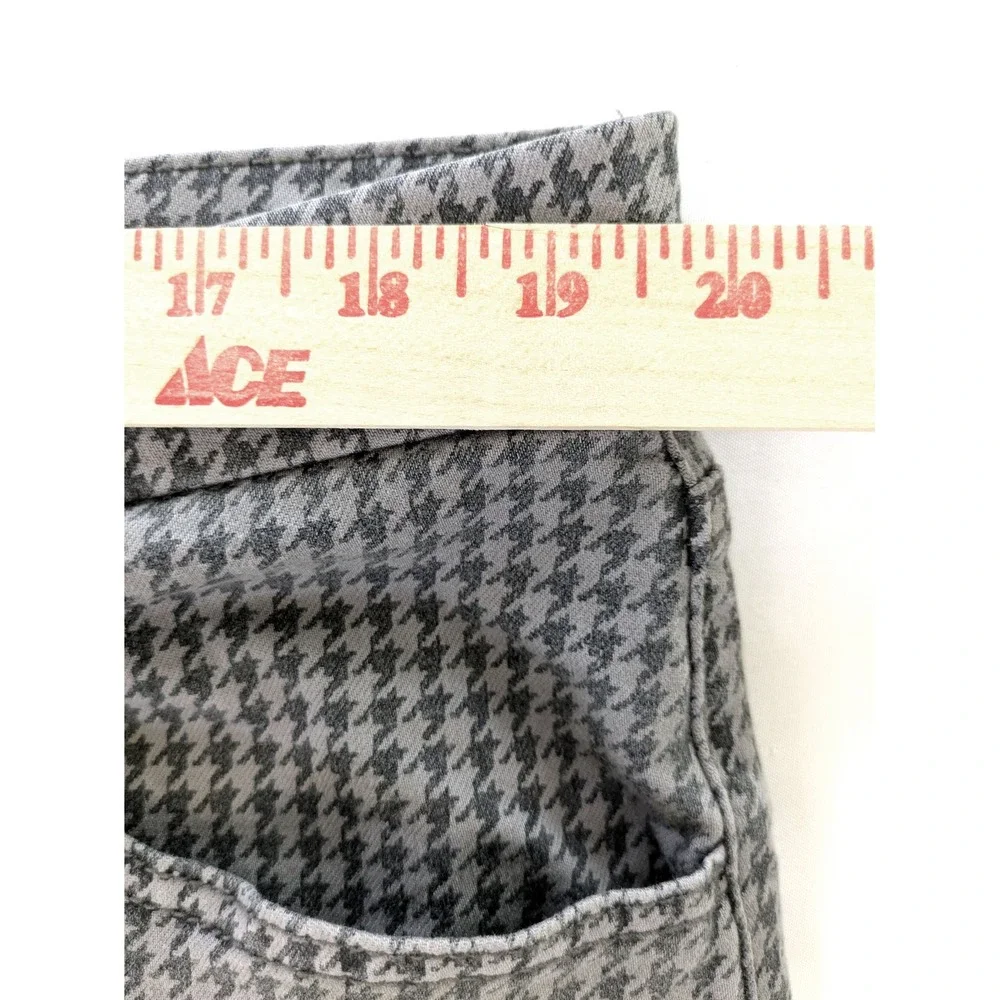 American Eagle Houndstooth Next Level Stretch Pants Women's 20 Regular B&W 39x29
